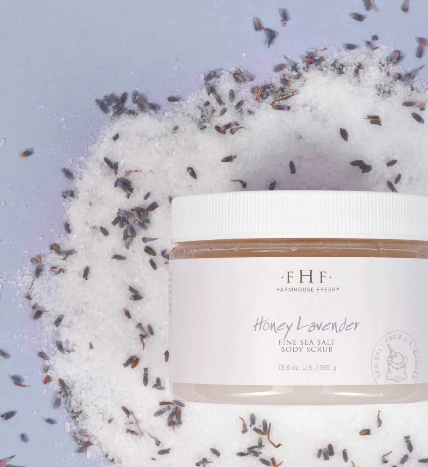 Honey Lavender Fine Sea Salt Body Polish