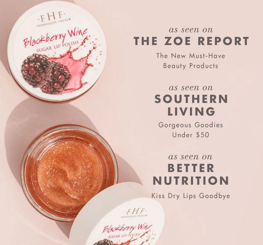 Farmhouse Fresh Blackberry Wine Sugar Lip Polish